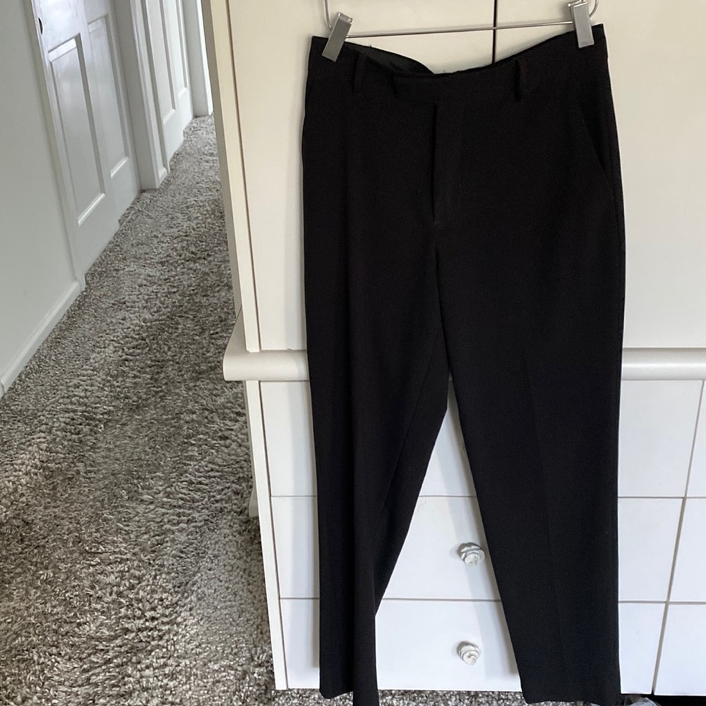Hardly Worn Calvin Klein Black Regular Fit Dress Pants Size 16